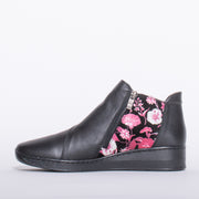 Cassini Marque Black Pink Ankle Boot inside. Size 45 womens shoes