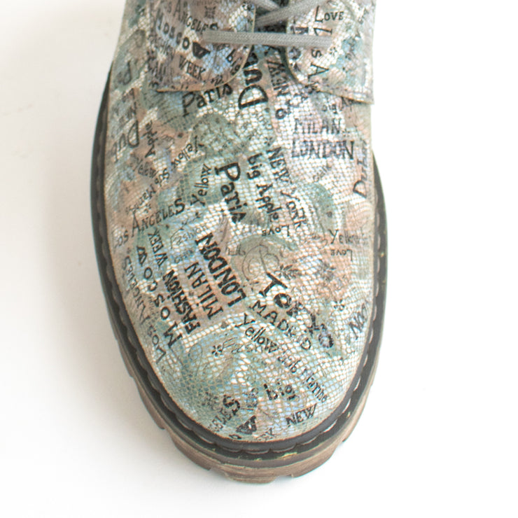 Josef Seibel Marta 02 Smokey Print Ankle Boot toe. Size 42 womens shoes