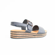 Cassini Medford Navy Sandals back. Size 44 womens shoes