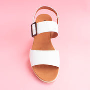 Cassini Medford White Sandals top. Size 42 womens shoes