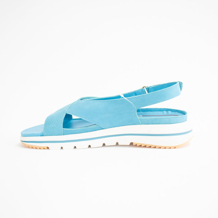 Pure Comfort Minty Teal Sandals inside. Size 45 womens shoes