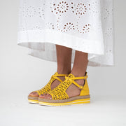 Django and Juliette Accra Yellow Model Shot