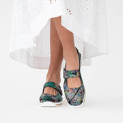 Cassini Maizy Navy Meadow Shoes Model Shot