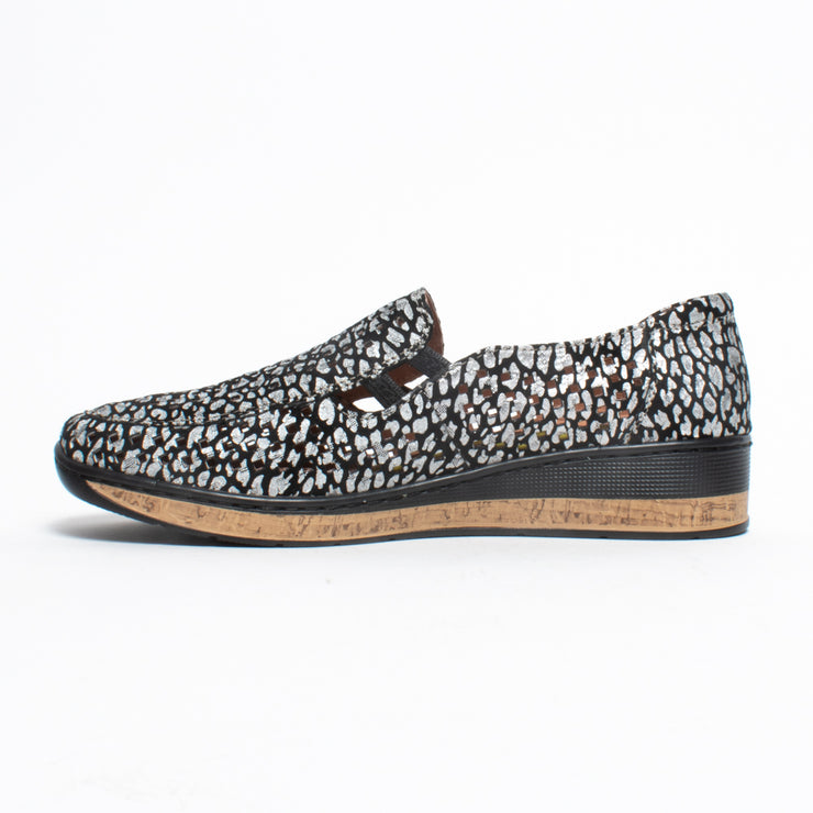 Cassini Monkey Black Print Shoe inside. Size 45 womens shoes
