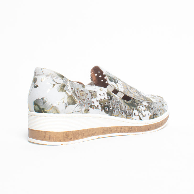 Cassini Monkey Green Garden Shoe back. Size 44 womens shoes