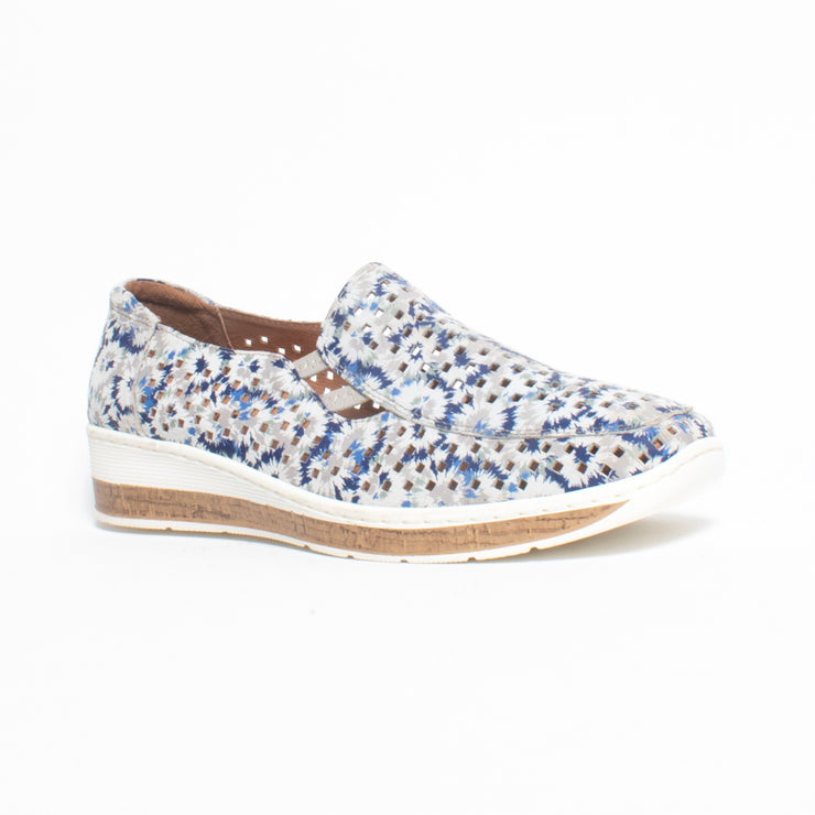 Cassini Monkey Royal Bloom Shoe front. Size 43 womens shoes