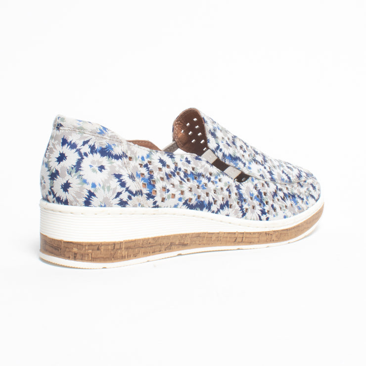 Cassini Monkey Royal Bloom Shoe back. Size 44 womens shoes