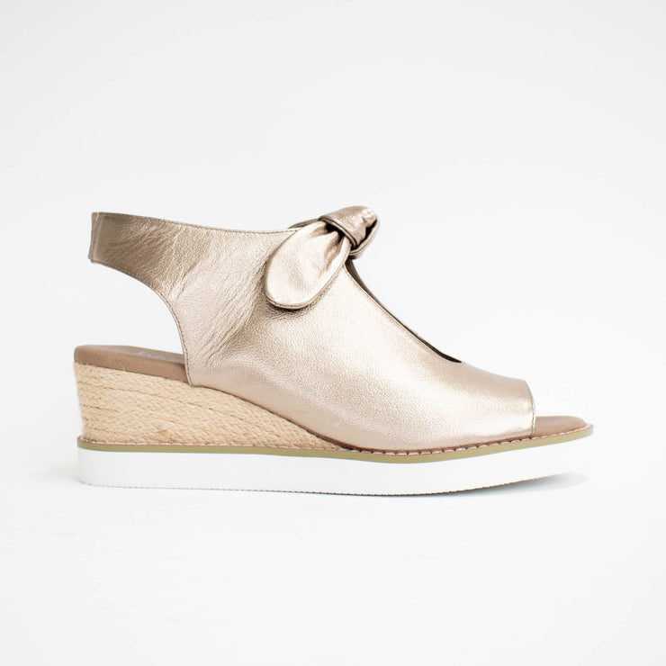 Hinako Mossman Champagne Sandals side. Size 42 womens shoes
