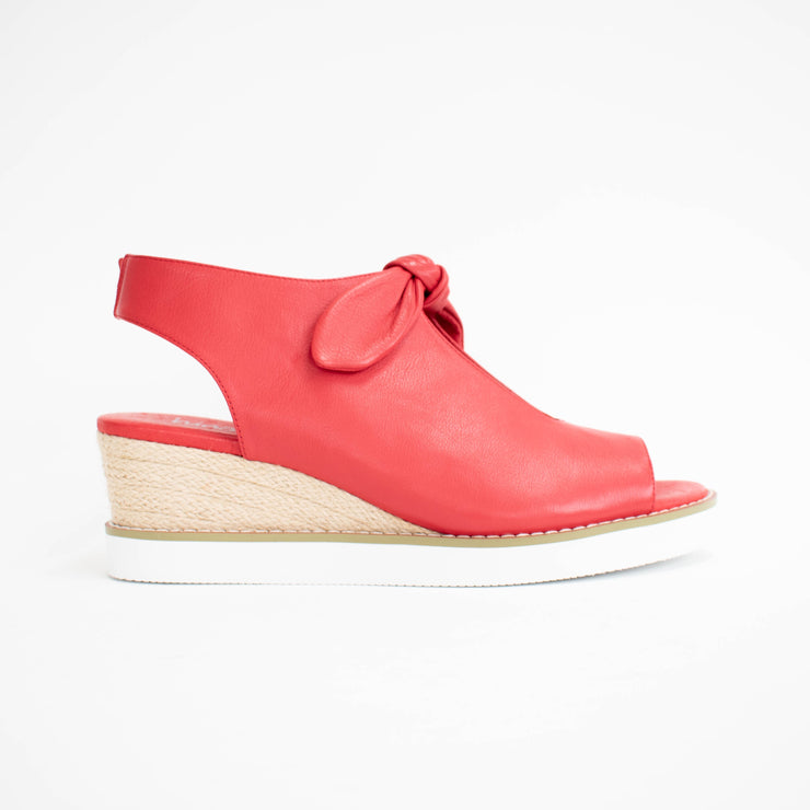Hinako Mossman Salsa Red Sandals side. Size 42 womens shoes