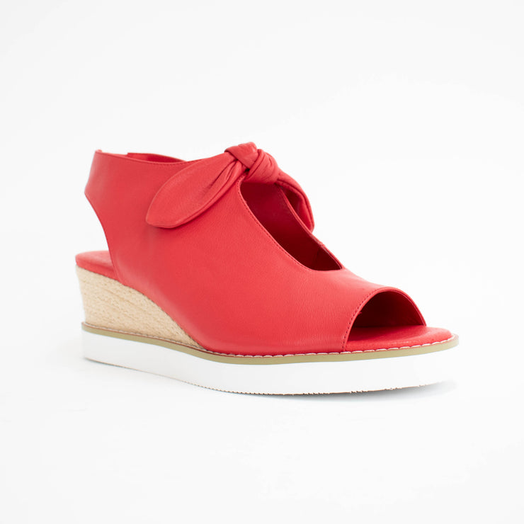 Hinako Mossman Salsa Red Sandals front. Size 43 womens shoes