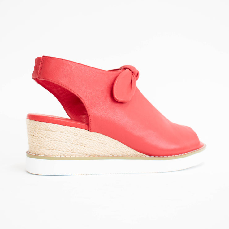 Hinako Mossman Salsa Red Sandals back. Size 44 womens shoes