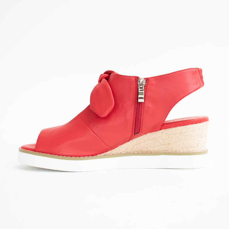 Hinako Mossman Salsa Red Sandals inside. Size 45 womens shoes