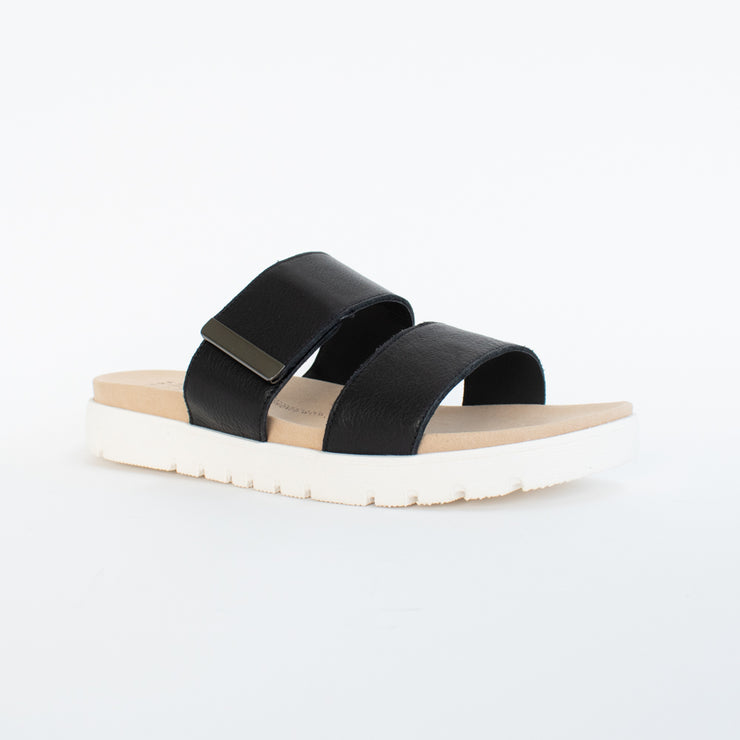 Ziera Nairo Black Sandals front. Size 43 womens shoes