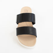 Ziera Nairo Black Sandals top. Size 43 womens shoes