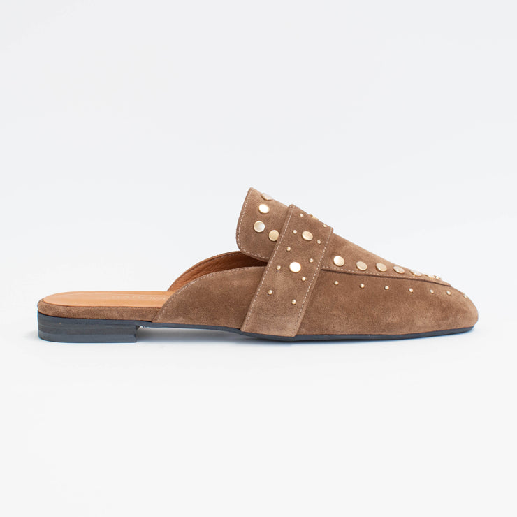 Babouche Lifestyle Nance 2 Cognac Shoes side. Size 42 womens shoes