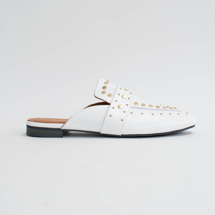Babouche Lifestyle Nance 2 White Shoes side. Size 42 womens shoes