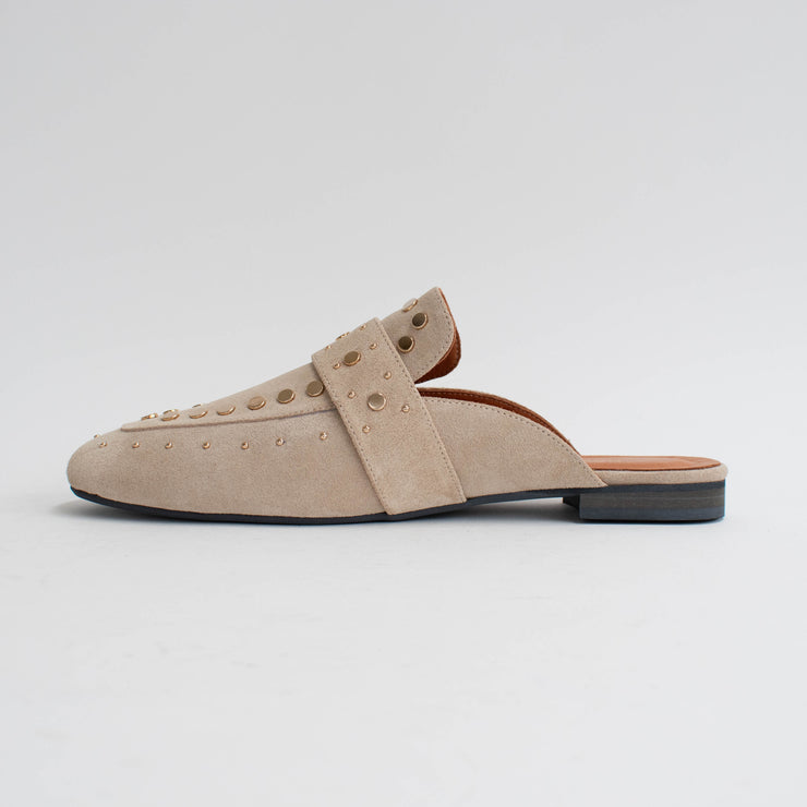 Babouche Lifestyle Nance 2 Taupe Suede Shoes inside. Size 45 womens shoes
