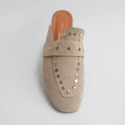 Babouche Lifestyle Nance 2 Taupe Suede Shoes top. Size 42 womens shoes