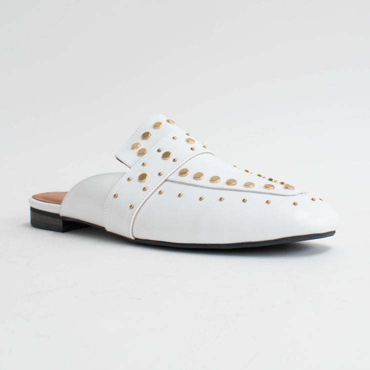 Babouche Lifestyle Nance 2 White Shoes front. Size 43 womens shoes