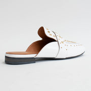 Babouche Lifestyle Nance 2 White Shoes back. Size 44 womens shoes