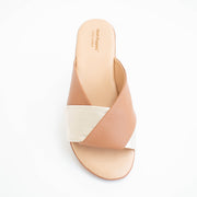 Hush Puppies Nara Tan Champagne Sandals top. Size 10 womens shoes