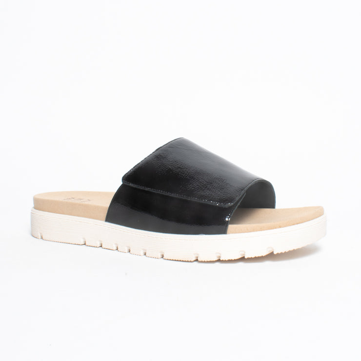 Ziera Navisa Black Slide front. Size 43 womens shoes