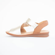 Hush Puppies Nizki Tan Champagne Sandals inside. Size 13 womens shoes