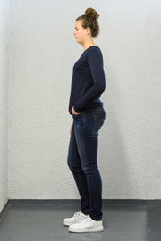 LTB Jeans New Anitta Tanessa wash Side view. Made longer for tall women