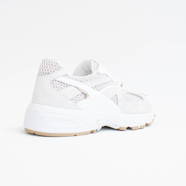 Babouche Lifestyle Novy White Gold Sneakers back. Size 44 womens shoes