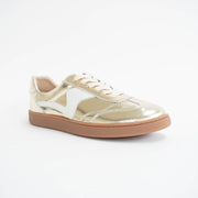 Hinako Ocastro Light Gold Sneakers front. Size 43 womens shoes