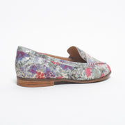 Ziera Oreta Floral Loafer back. Size 44 womens shoes