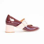 Bresley Pagoda Wine Nude Shoes back. Size 44 womens shoes