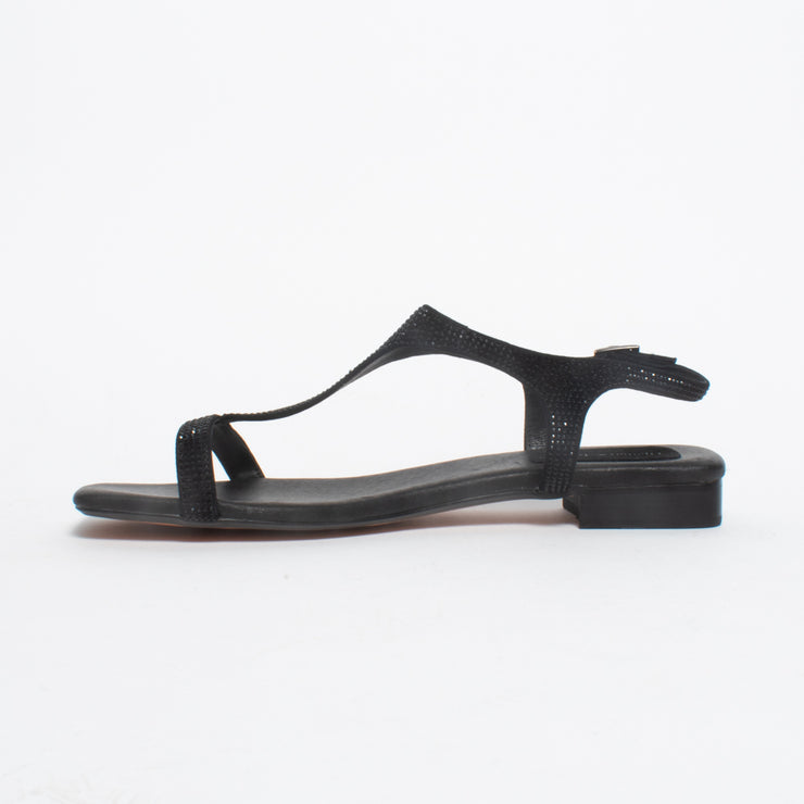 Django and Juliette Parah Black Sandal inside. Size 45 womens shoes