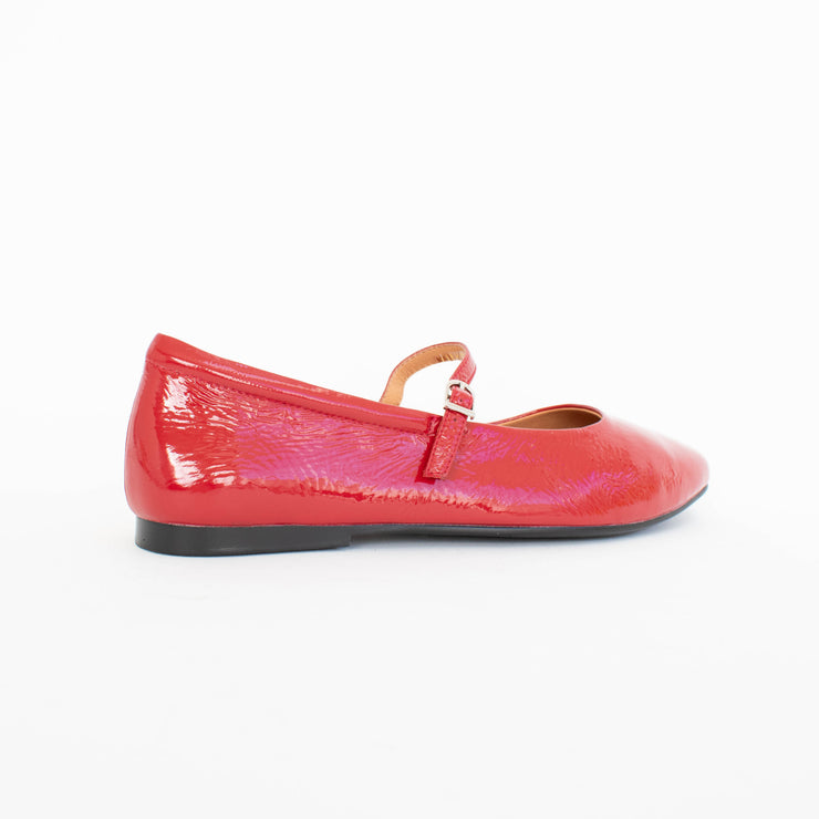 Bresley Passy Red Patent Shoes back. Size 45 womens shoes