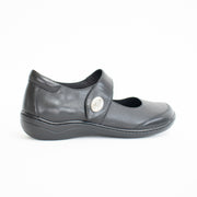 Klouds Peach Black Stretch Shoes back. Size 44 womens shoes