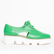 Bresley Pine Green Shoe side. Size 42 womens shoes