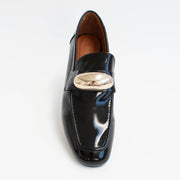 Babouche Lifestyle Pipa 12 Black Patent Loafers top. Size 46 womens shoes