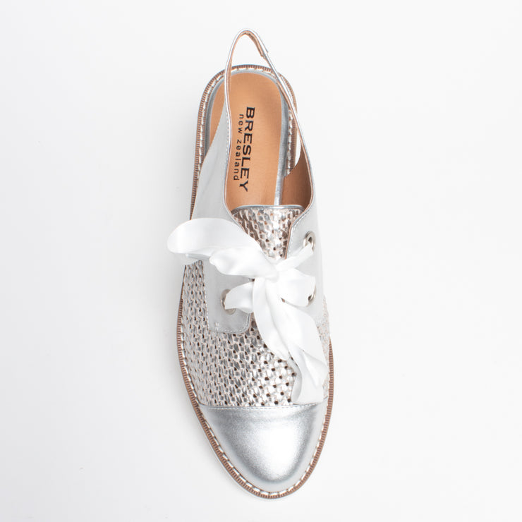 Bresley Pompei Silver Shoe top. Size 46 womens shoes