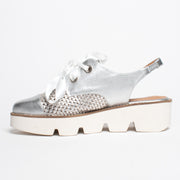 Bresley Pompei Silver Shoe inside. Size 45 womens shoes