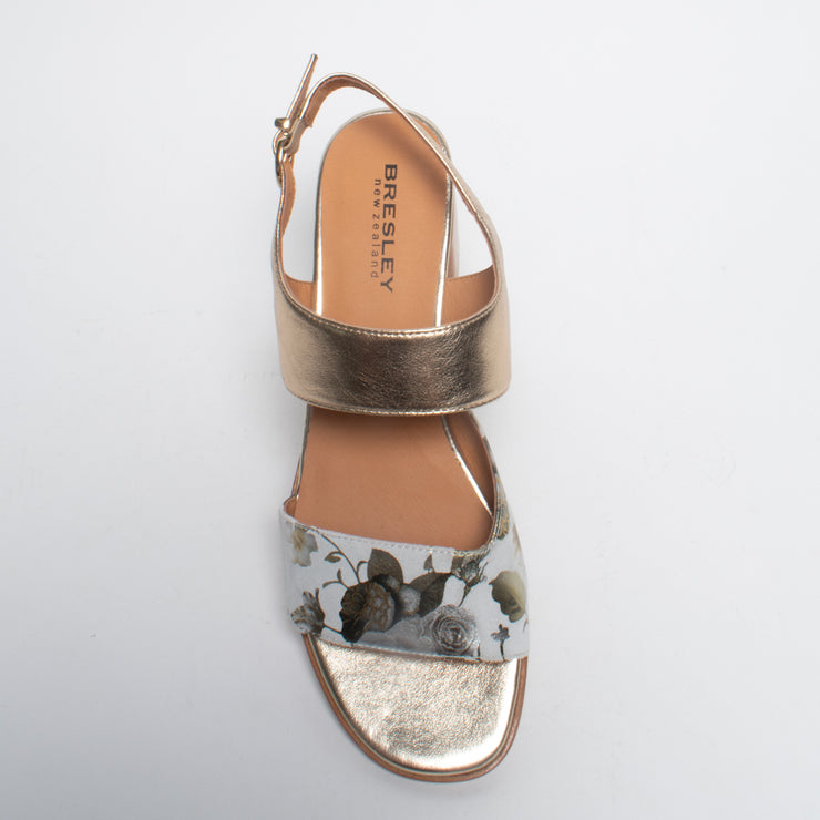 Bresley Pommel Gold Garden Sandal top. Size 46 womens shoes