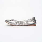 Bresley Poncho Silver Ballet Flat inside. Size 45 womens shoes