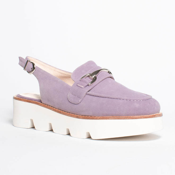 Bresley Ponte Lilac Suede Shoe front. Size 43 womens shoes