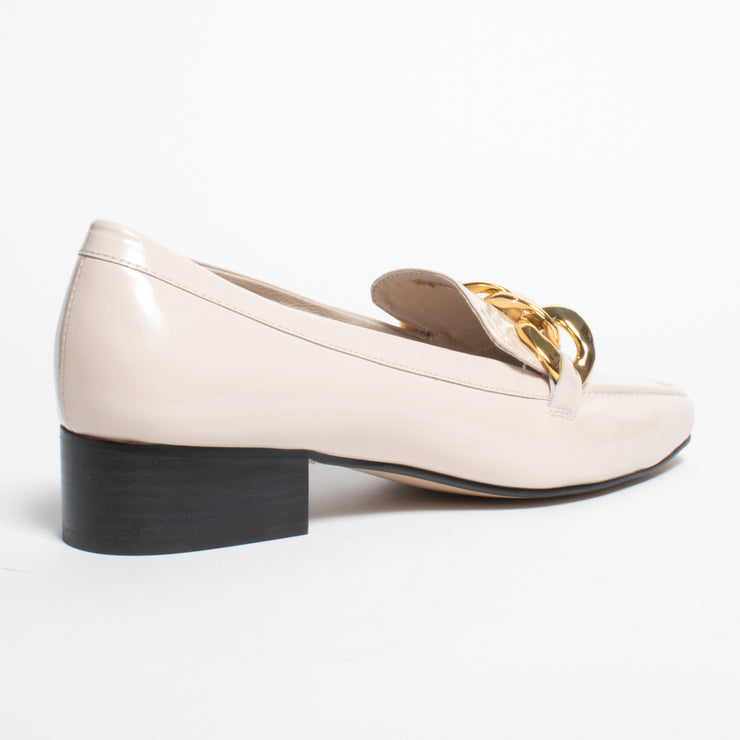 Bresley Presto Swan Patent Loafer shoe back. Size 44 womens shoes