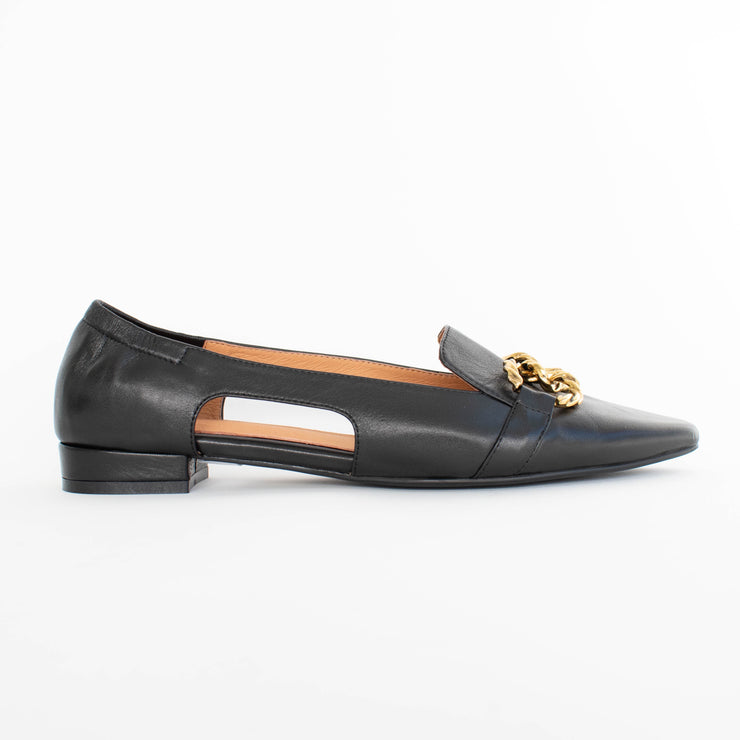 Tamara London Prissy Black Shoes side. Size 43 womens shoes