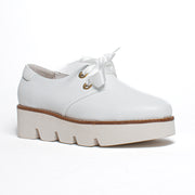 Bresley Pronto White Reptile Shoe front. Size 43 womens shoes