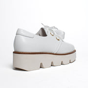 Bresley Pronto White Reptile Shoe back. Size 44 womens shoes