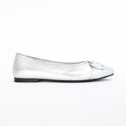 Bresley Pushy Silver Snake Shoes side. Size 42 womens shoes