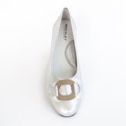 Bresley Pushy Silver Snake Shoes top. Size 46 womens shoes