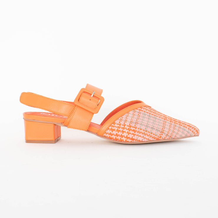 Minx Raya Persimmon Shoes side. Size 42 womens shoes