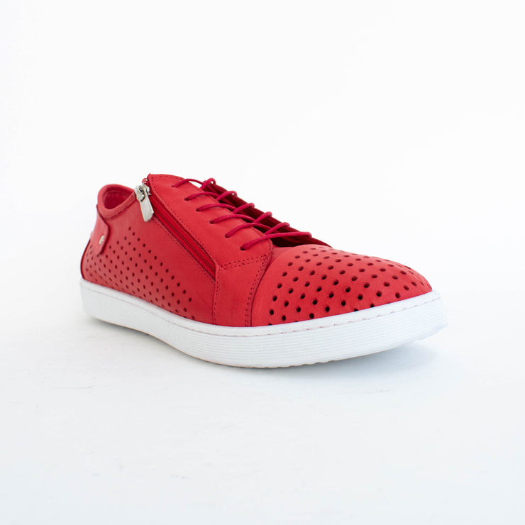 Cabello Roma Red Sneaker front. Size 43 womens shoes
